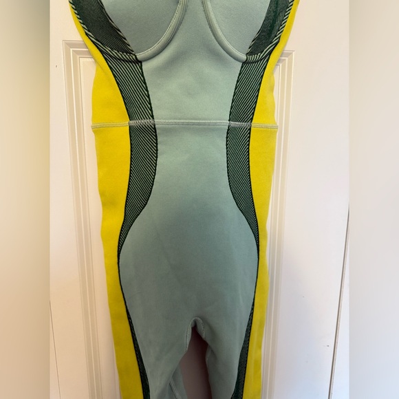 Adidas x Ivy Park Catsuit Green Tint/Dark Green/Yellow Tint SMALL - Picture 7 of 13